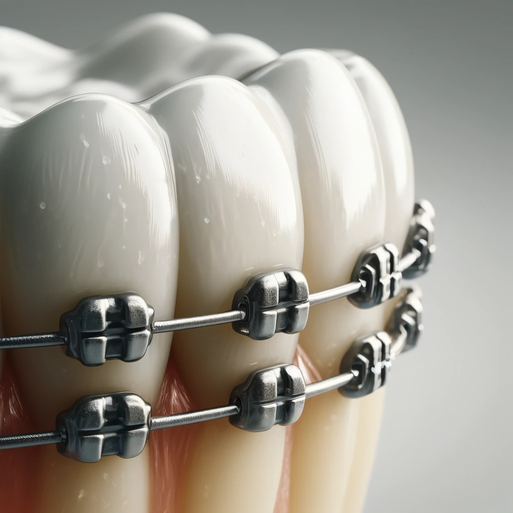 Металева брикет-система на зубі