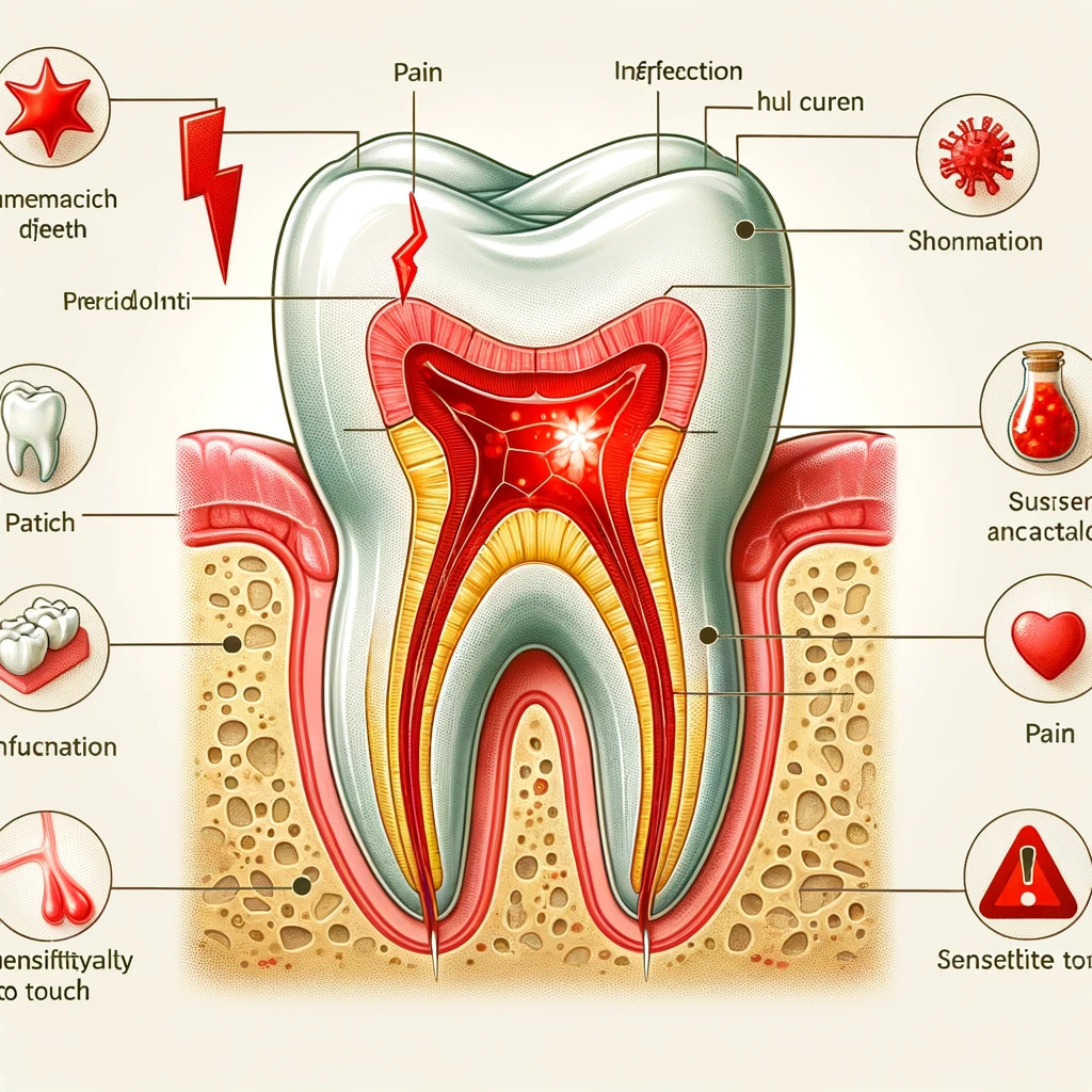Симптомы апикальнрго периодонтита зуба